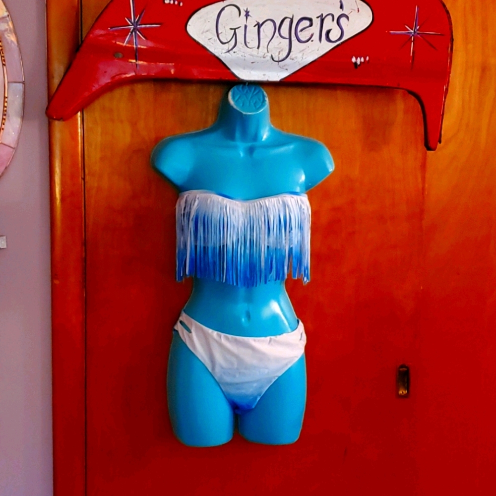 Fringe ombre bikini